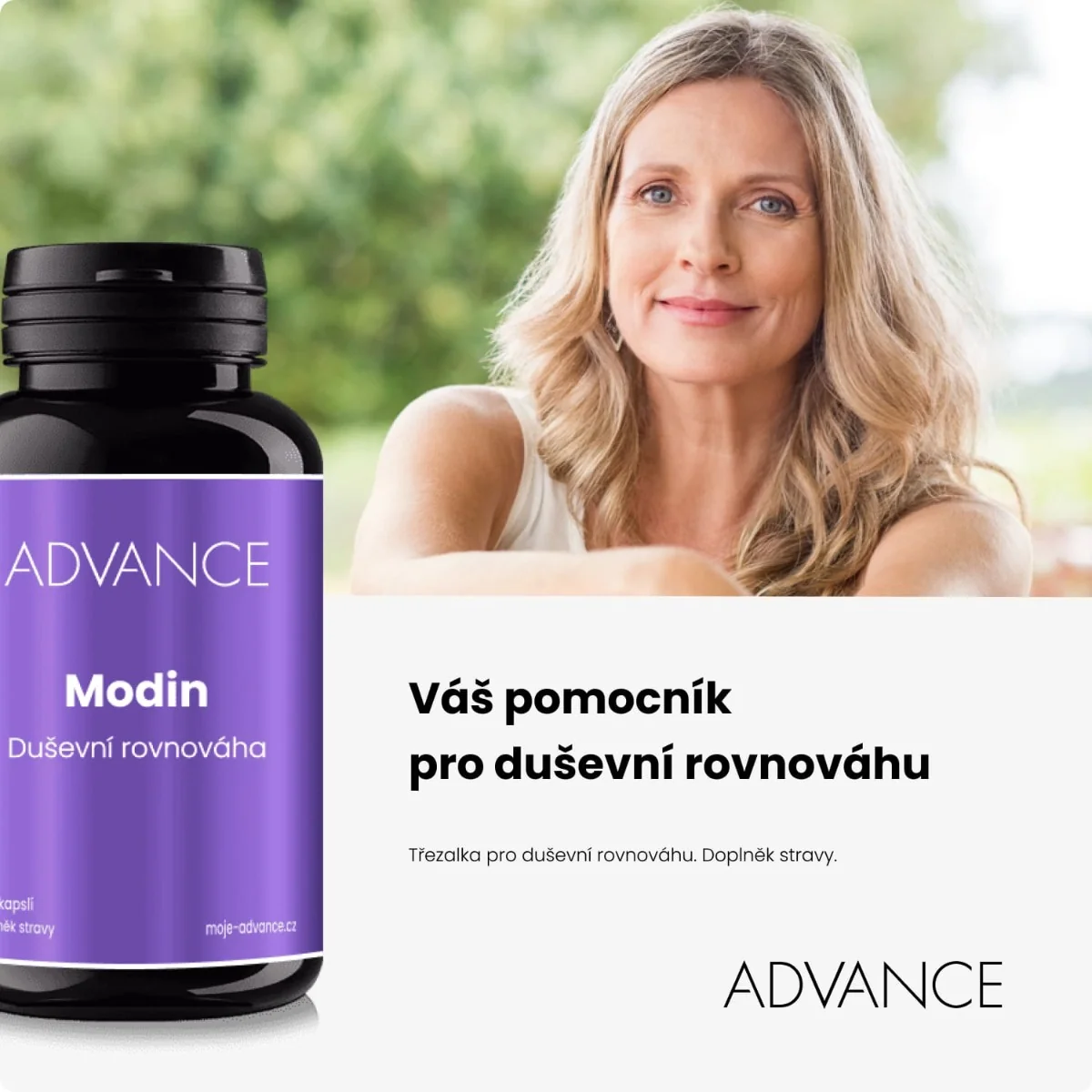 ADVANCE Modin duševní rovnováha 60 kapslí