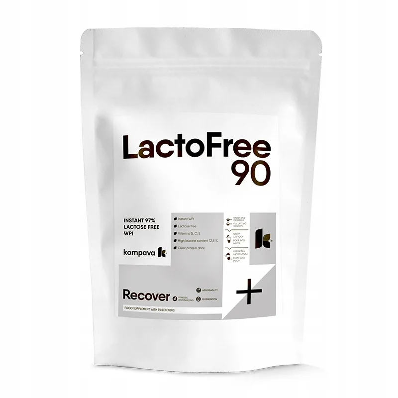 KOMPAVA LactoFree 90 čokoláda-banán 1000g