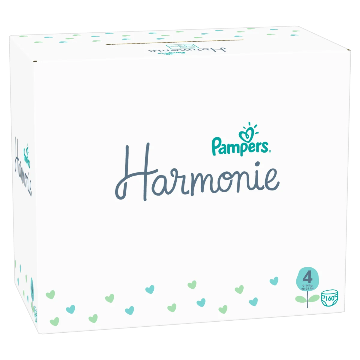 Pampers Harmonie vel. 4 9–14 kg dětské pleny 160 ks
