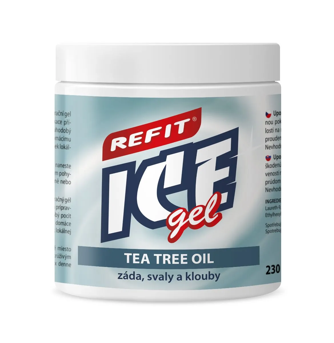 Refit ice Masážní gel s Tea Tree Oil 230 ml