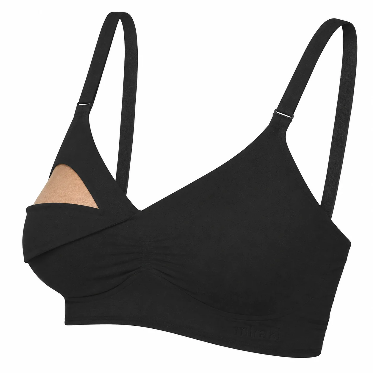Babyono Kojící podprsenka černá, C - 70-75 cm