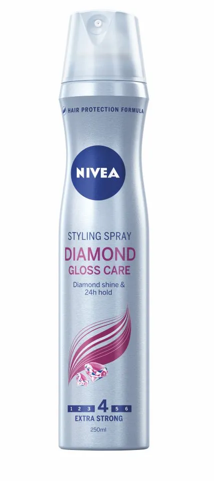 Nivea Diamond Gloss Care lak na vlasy 250 ml