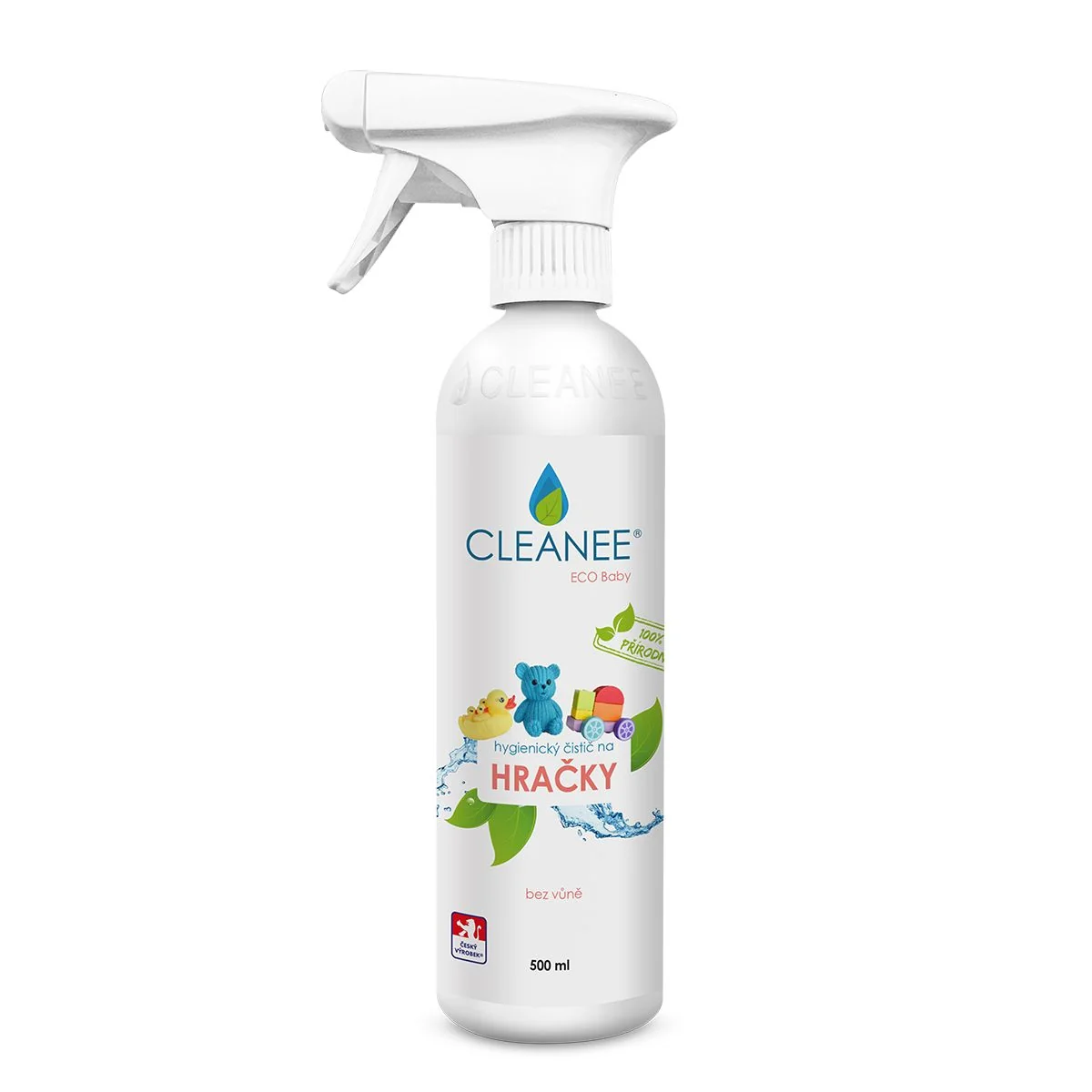 CLEANEE ECO Baby Hygienický čistič HRAČKY 500 ml