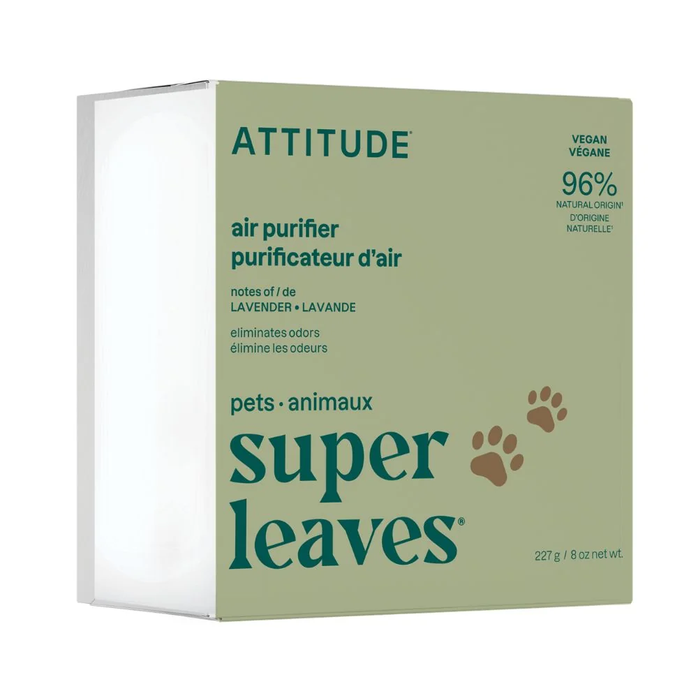 ATTITUDE Super leaves Pets Čisticí osvěžovač vzduchu pro zvířecí mazlíčky levandule 227 g
