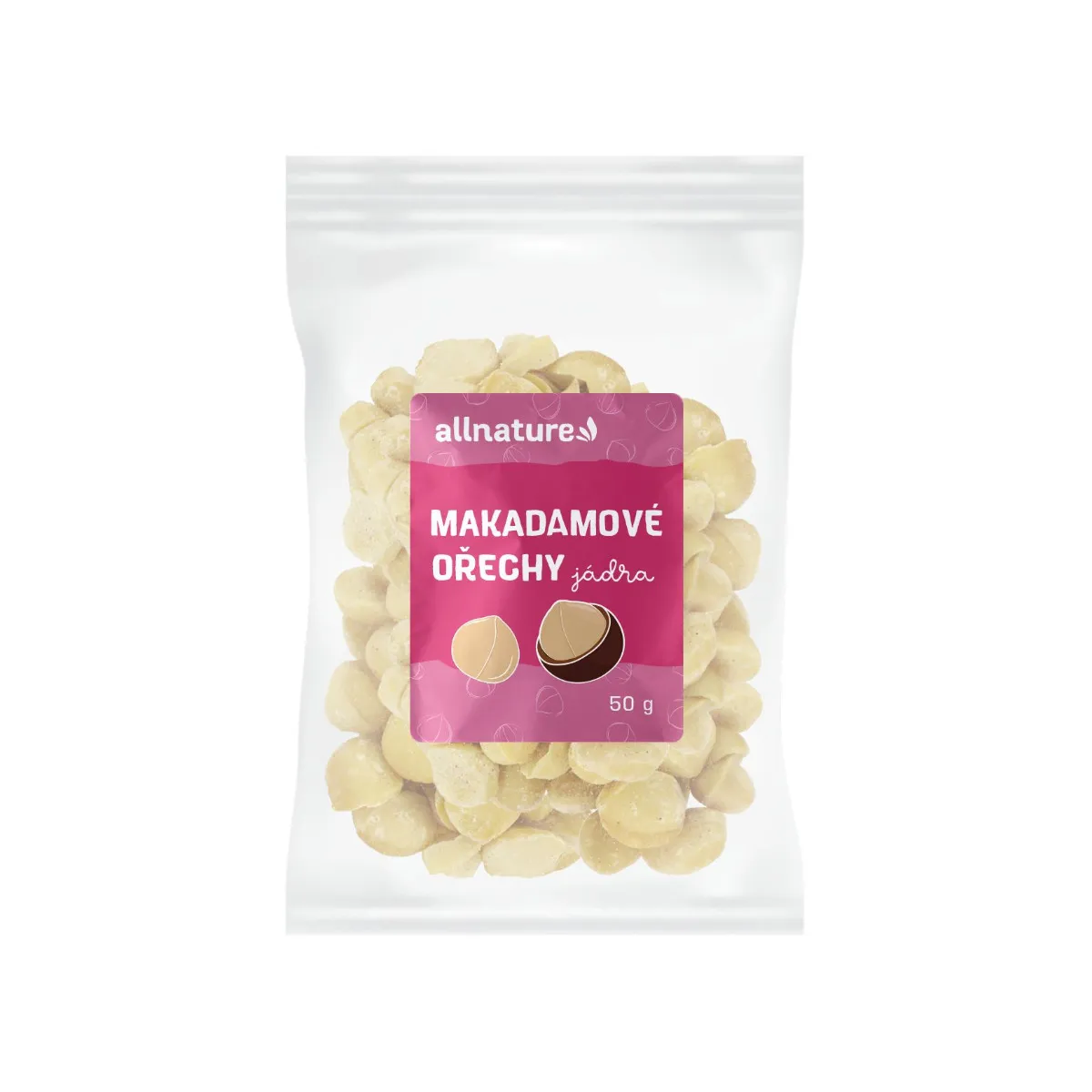 Allnature Makadamové ořechy 50 g