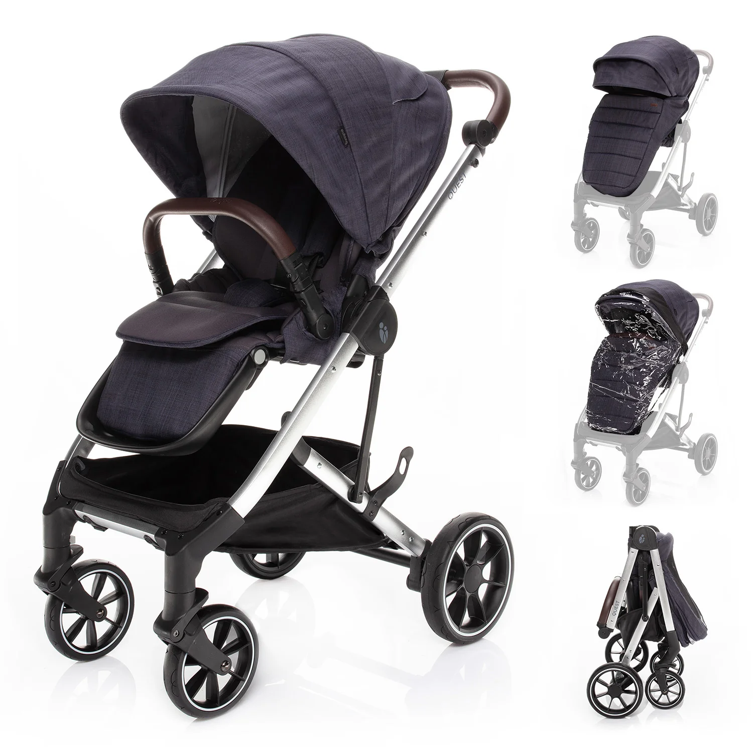 Zopa Kočárek Quest, Midnight Navy/Silver 4