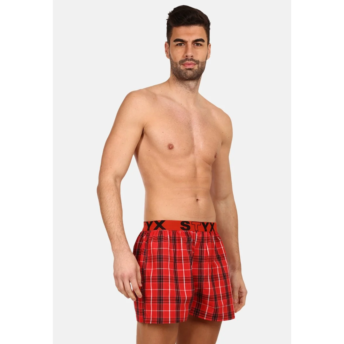 Styx Pánské trenky sportovní guma vícebarevné (B931) XXL