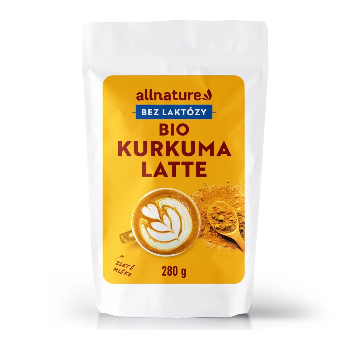 Allnature Kurkuma latte bez laktózy BIO 280 g