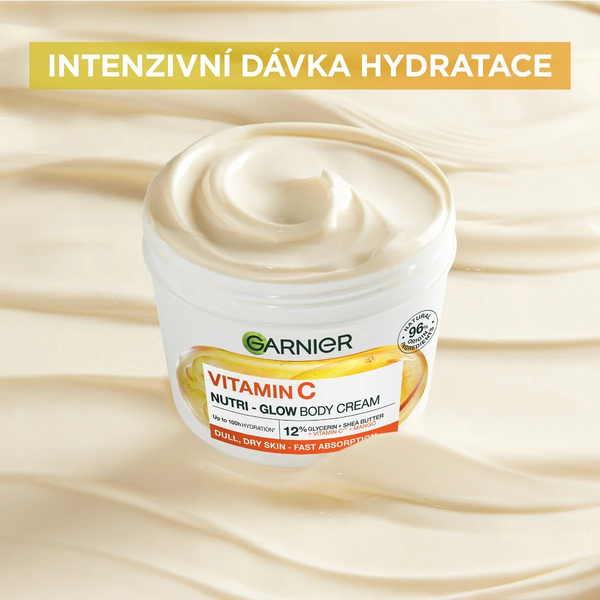 Garnier Vitamin C Nutri-Glow tělový krém 380 ml