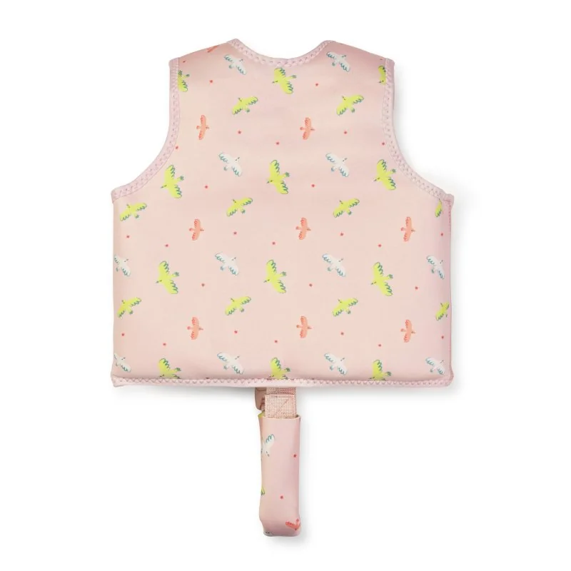 Saro Baby plavecká neoprenová vesta s UV ochranou (1-3r) Tropicool Pink
