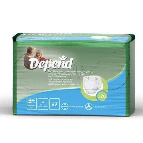 Plenkové kalhotky DEPEND Normal M 20ks