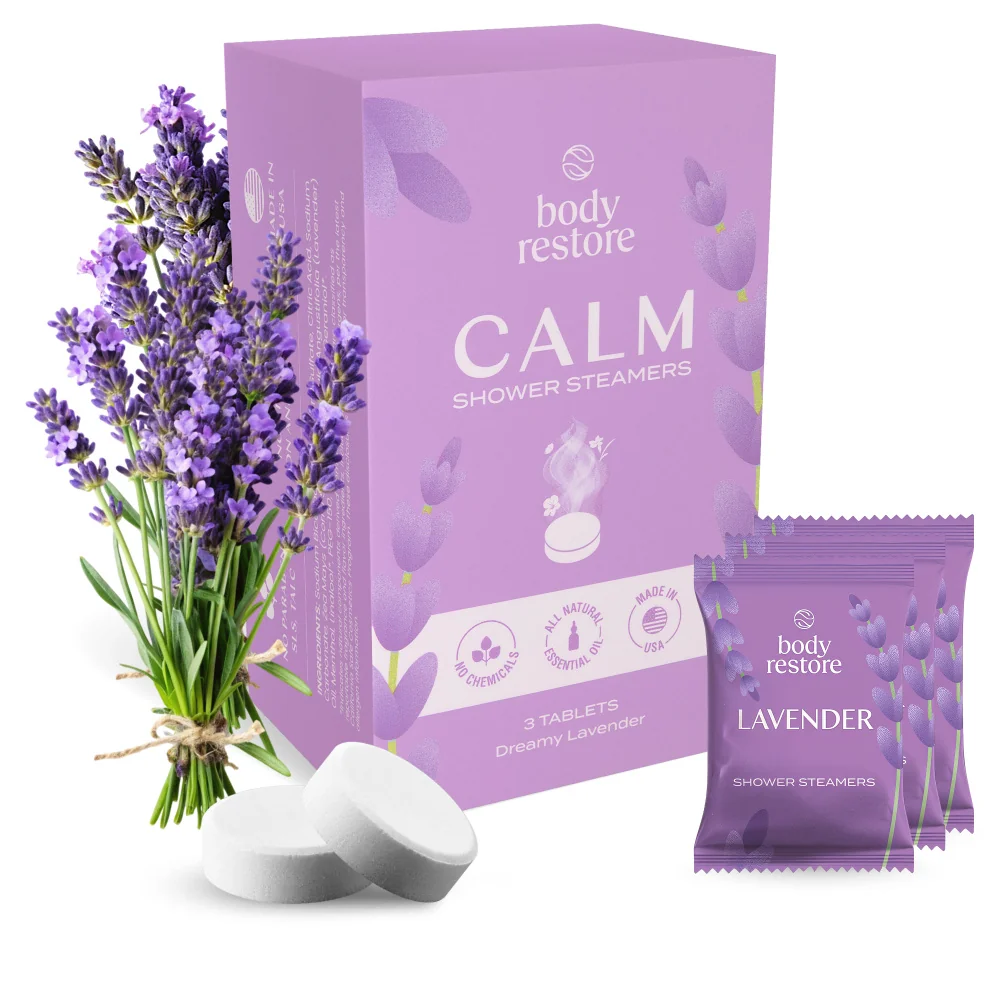 Body Restore Aromatické tablety do sprchy levandule 3 ks