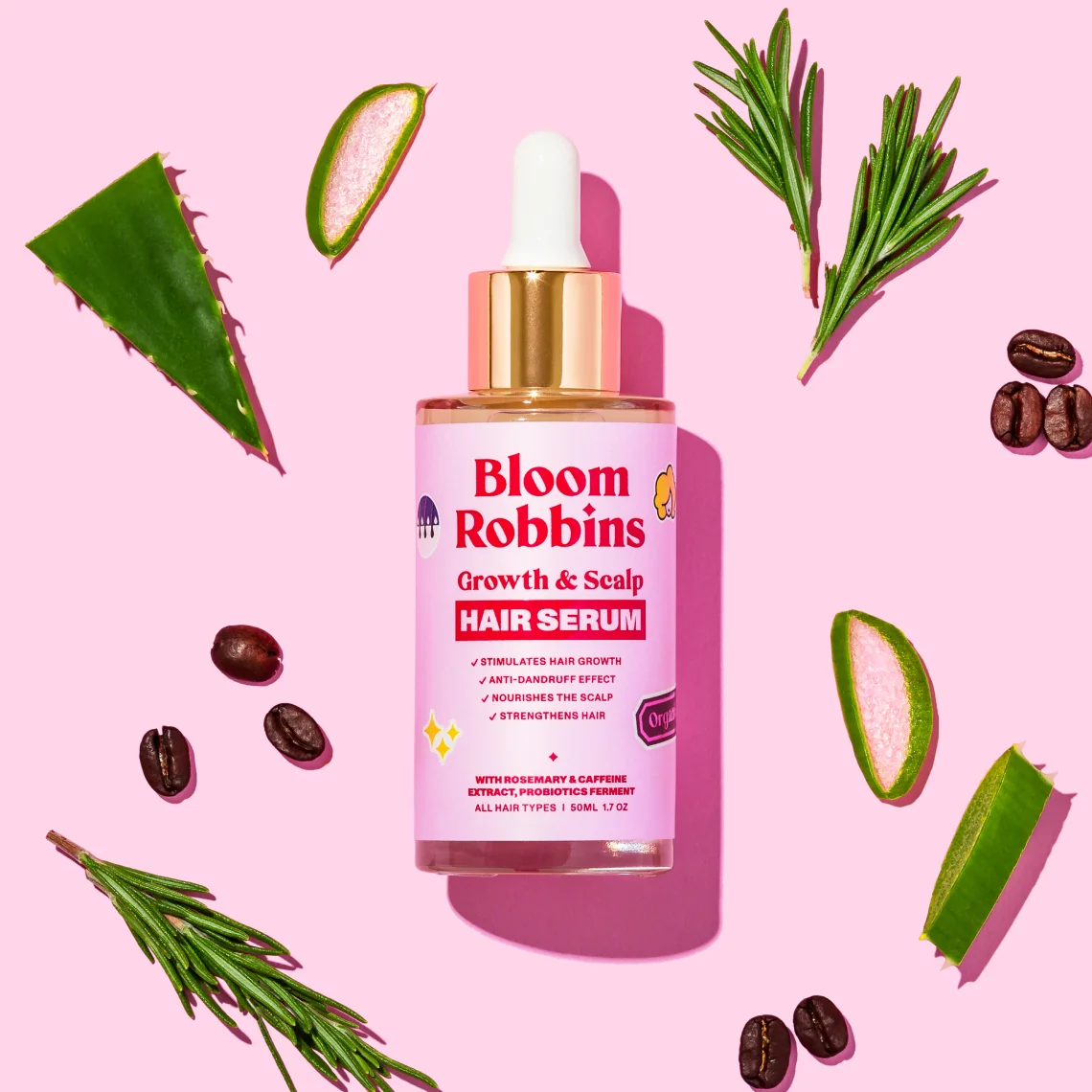 Bloom Robbins Sérum pro růst vlasů s rozmarýnem 50 ml