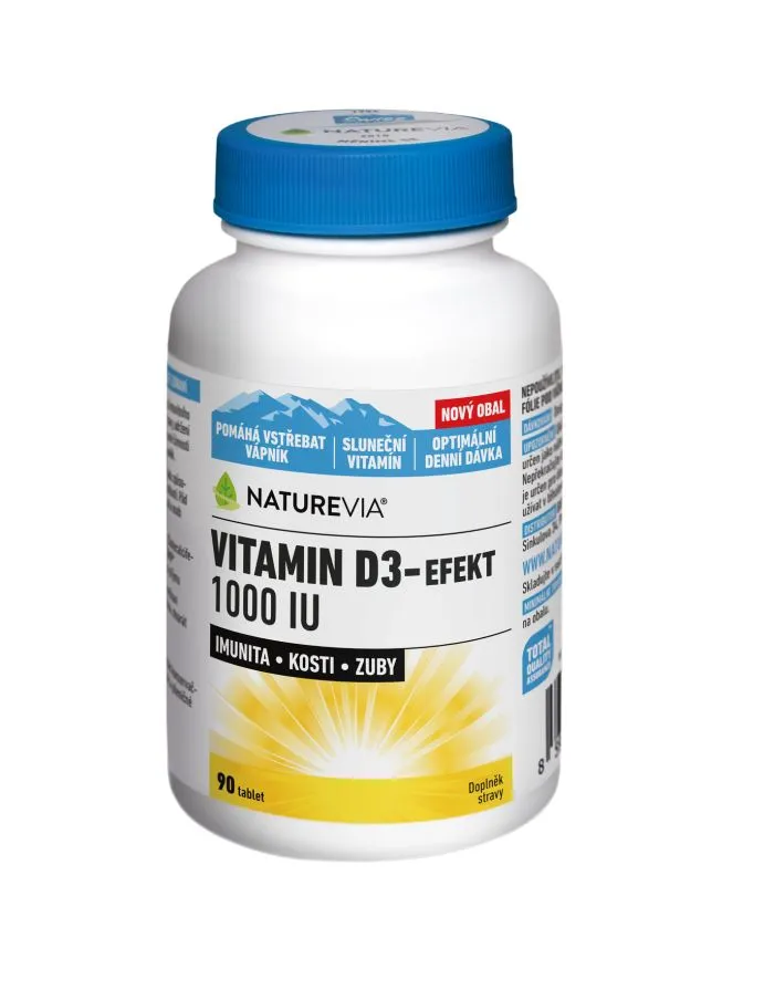 NatureVia Vitamin D3-Efekt 1000 IU