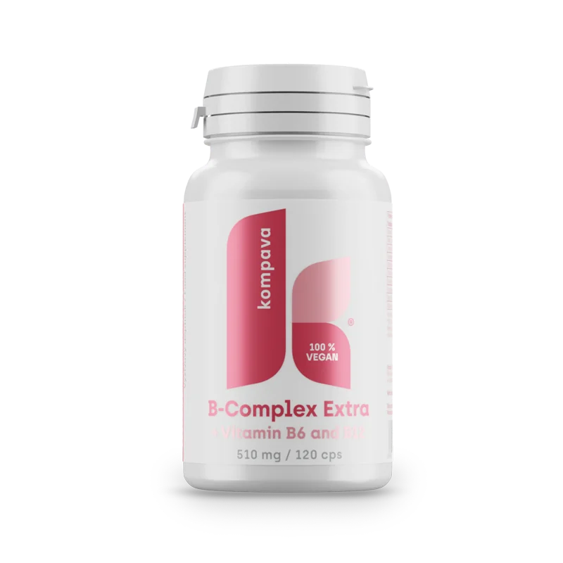 KOMPAVA B-komplex Extra 510mg/120 kapslí