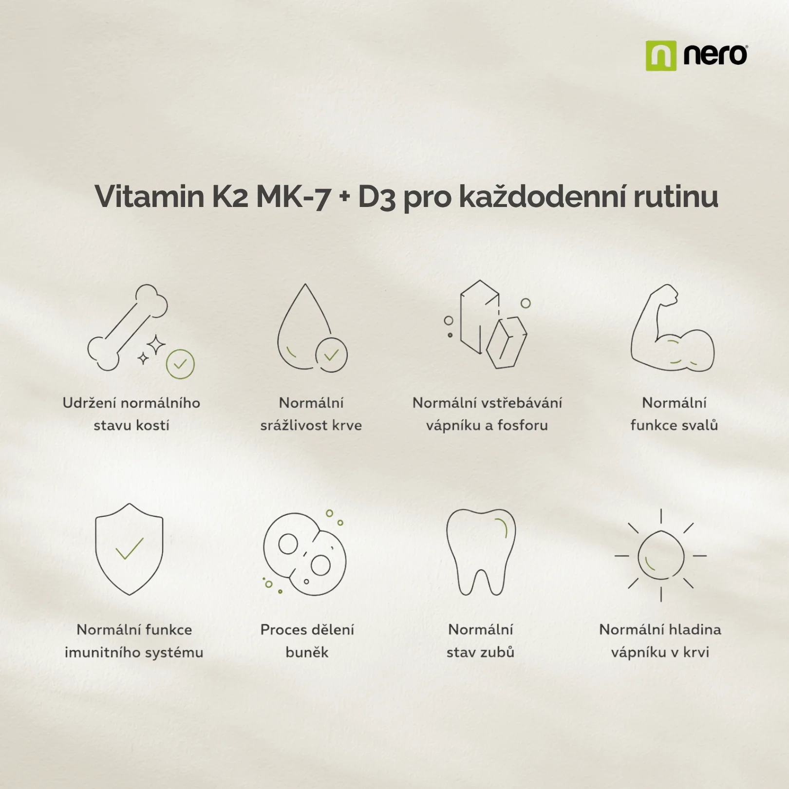 NERO Vitamin K2MK7+D3 365 tablet