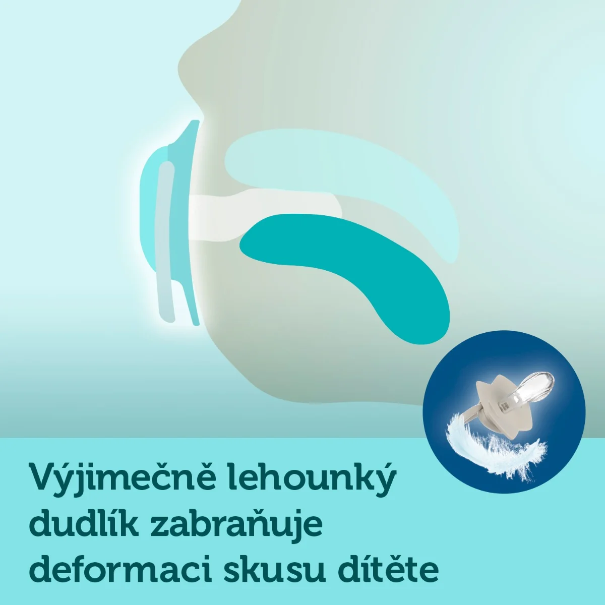 Canpol babies Symetrické silikonové dudlíky 6–18m 2 ks Light touch modré