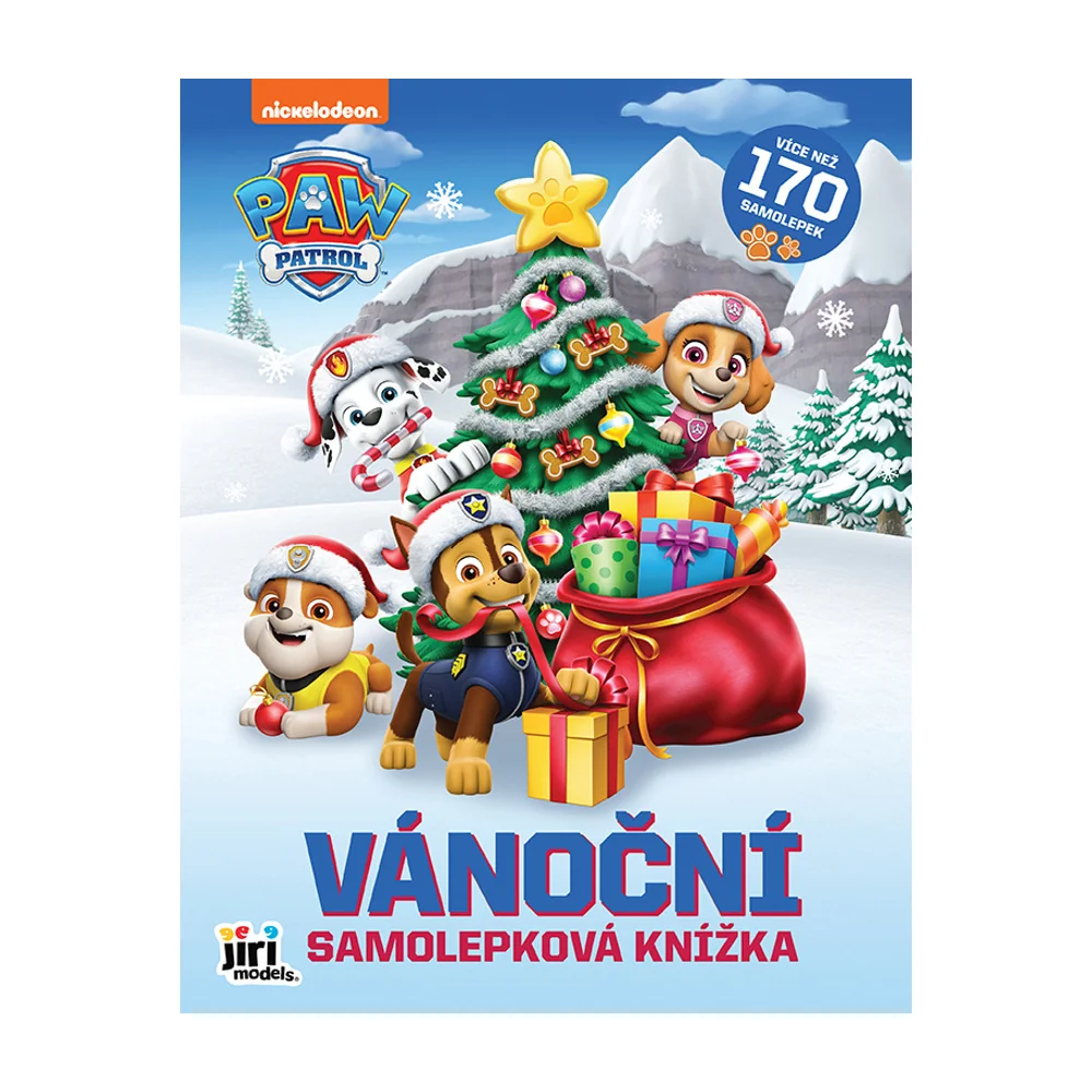 JIRI MODELS Samolepková knížka vánoční Tlapková Patrola 1 ks