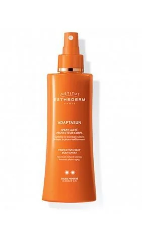 Esthederm MILKY SPRAY normal or strong sun - mléčný sprej, normální nebo silné slunce 150 ml