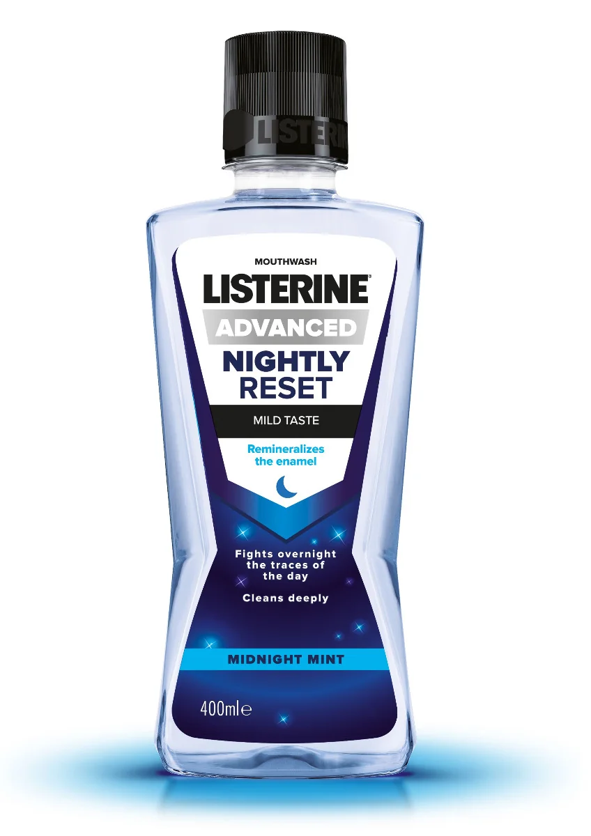Listerine Advanced Nightly Reset ústní voda 400 ml