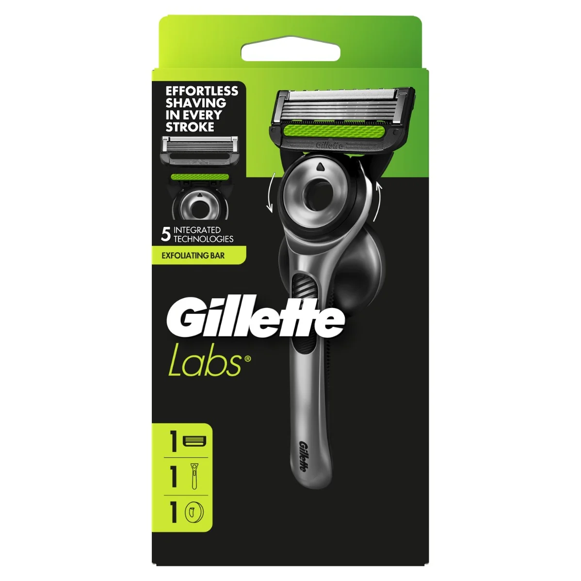 Gillette Labs Holicí strojek + hlavice + nástěnný držáček