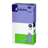 Ambulex Nitryl Rukavice nepudrované violet vel. M