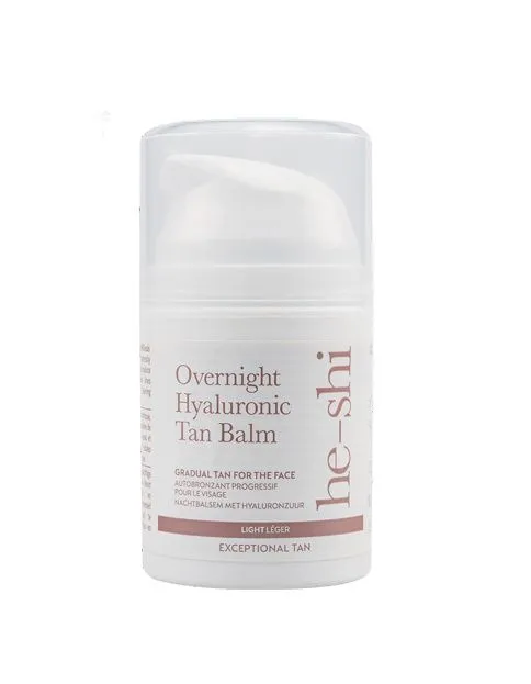 he-shi Overnight Hyaluronic Tan Balm samoopalovací noční balzám 50 ml