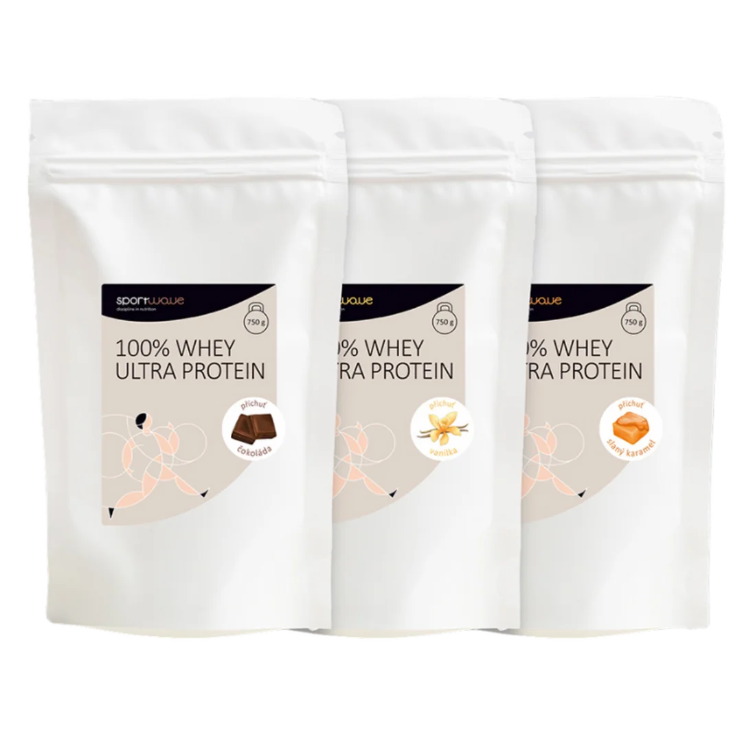 Sport Wave 100% Whey Ultra Protein 750g - čokoláda