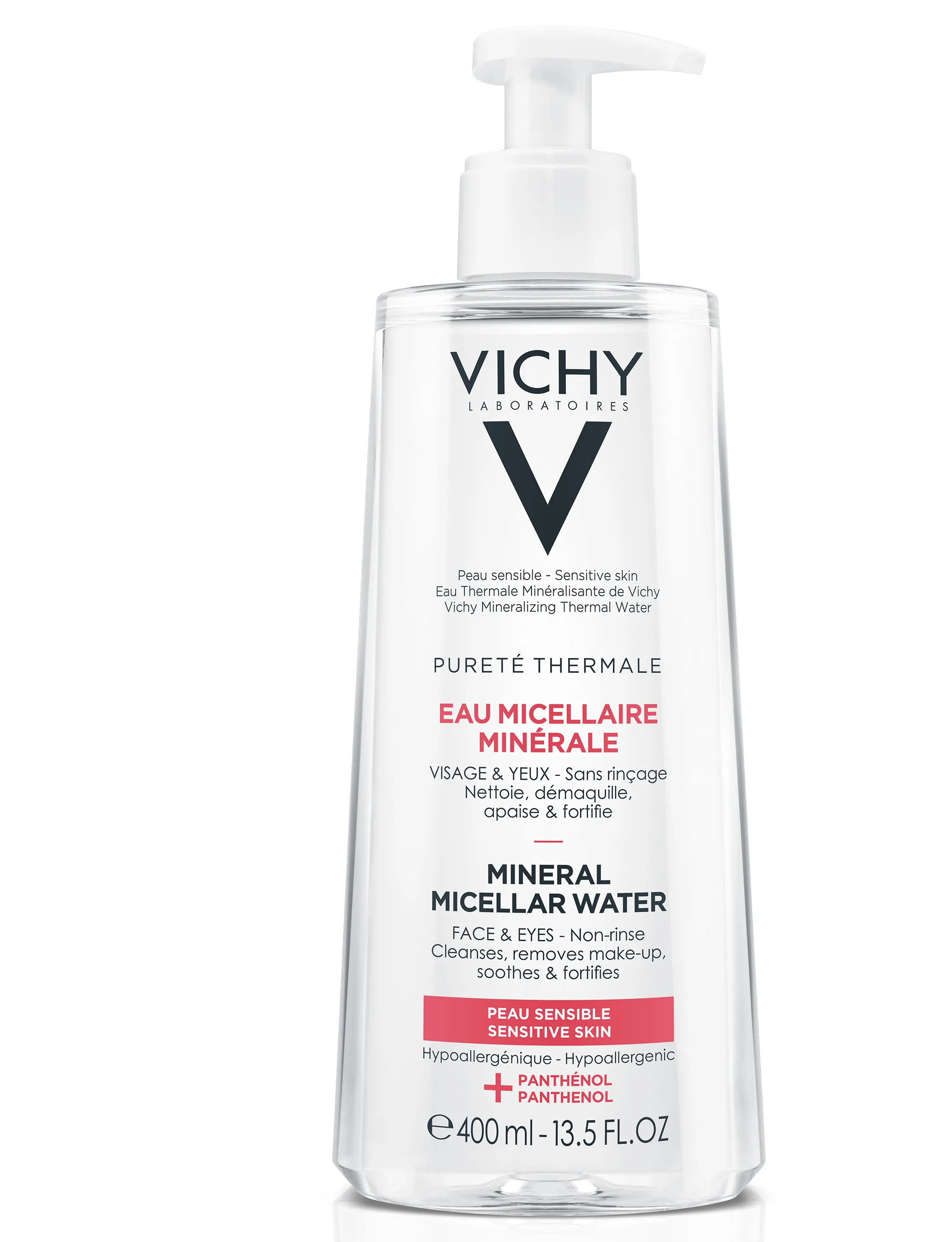 Vichy Pureté thermale Minerální micelární voda pro citlivou pleť 400 ml