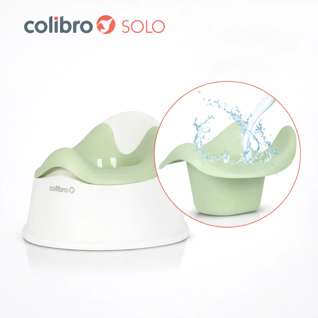Colibro Dětský nočník, ergonomický Solo cool – zelený, bílý