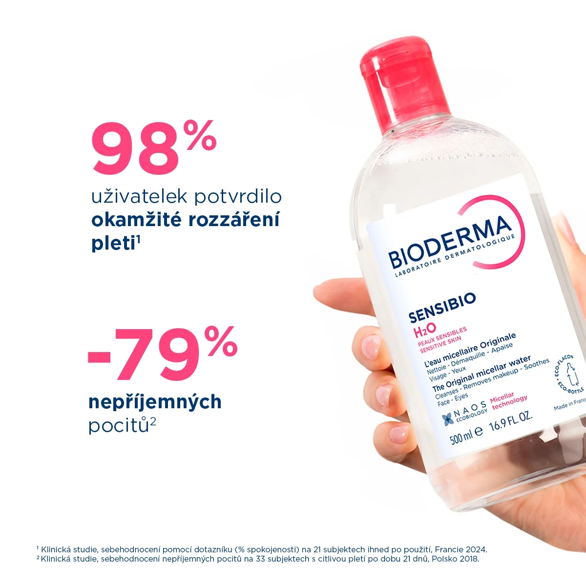 BIODERMA Sensibio H20 čisticí micelární voda 100 ml