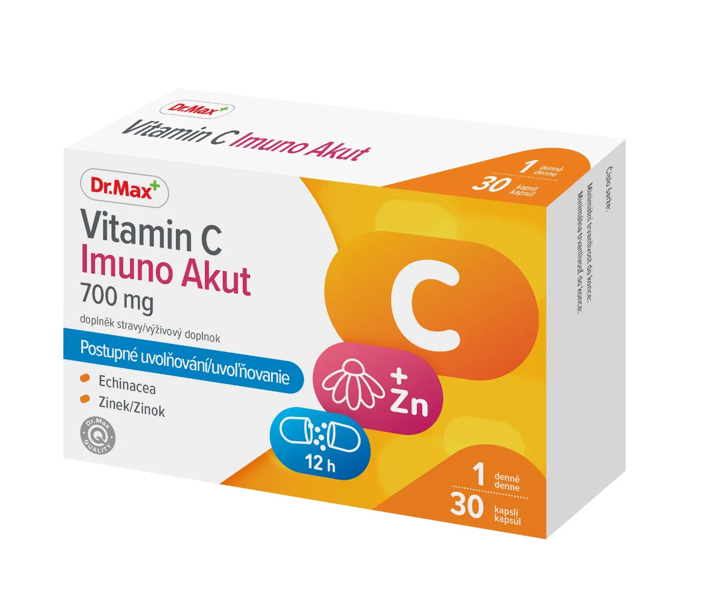 Dr. Max Vitamin C Imuno Akut 700 mg 30 kapslí