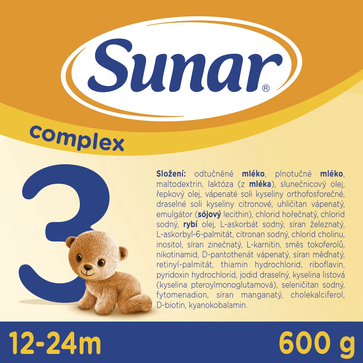 Sunar Complex 3 4x600 g
