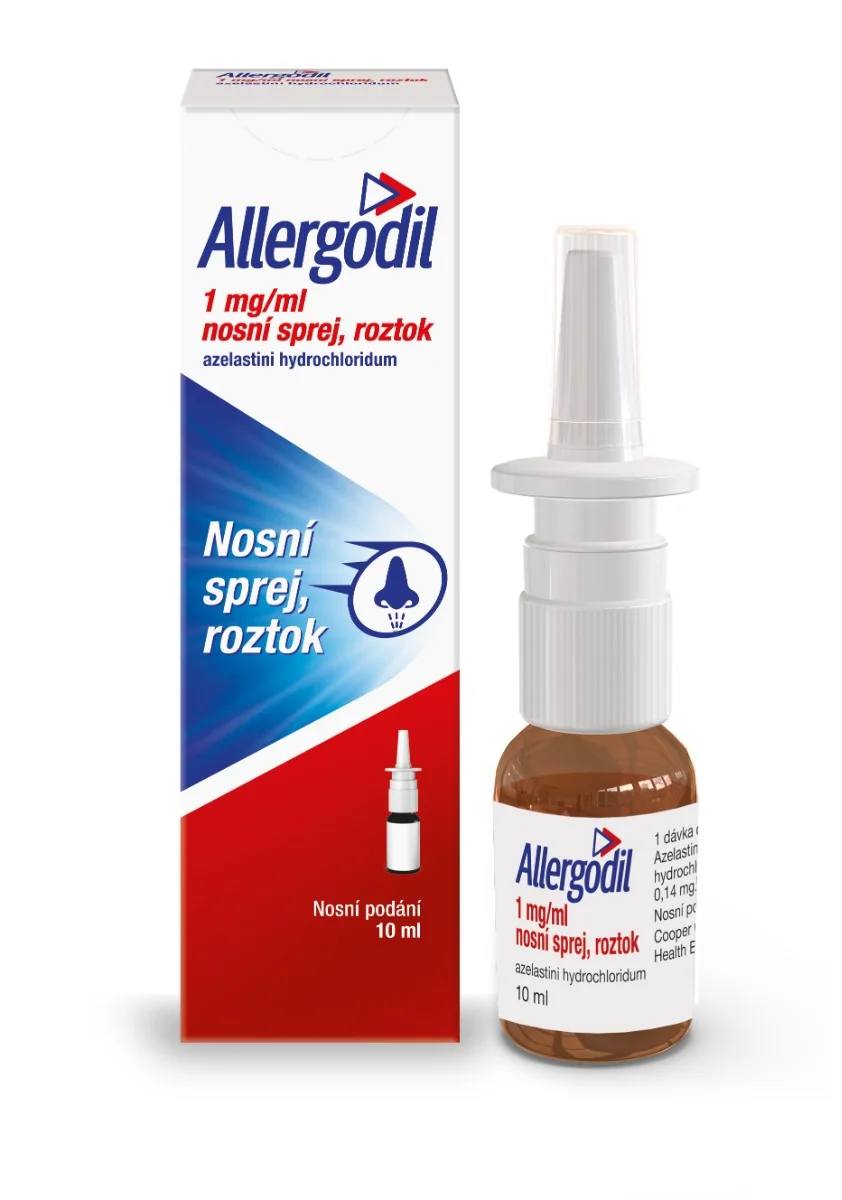 Allergodil 1 mg/ml nosní sprej 10 ml
