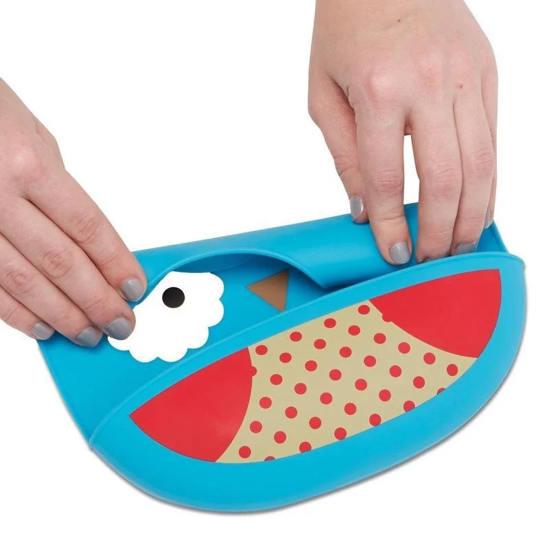 SKIP HOP Zoo Bryndák silikonový Sovička 6m+ 