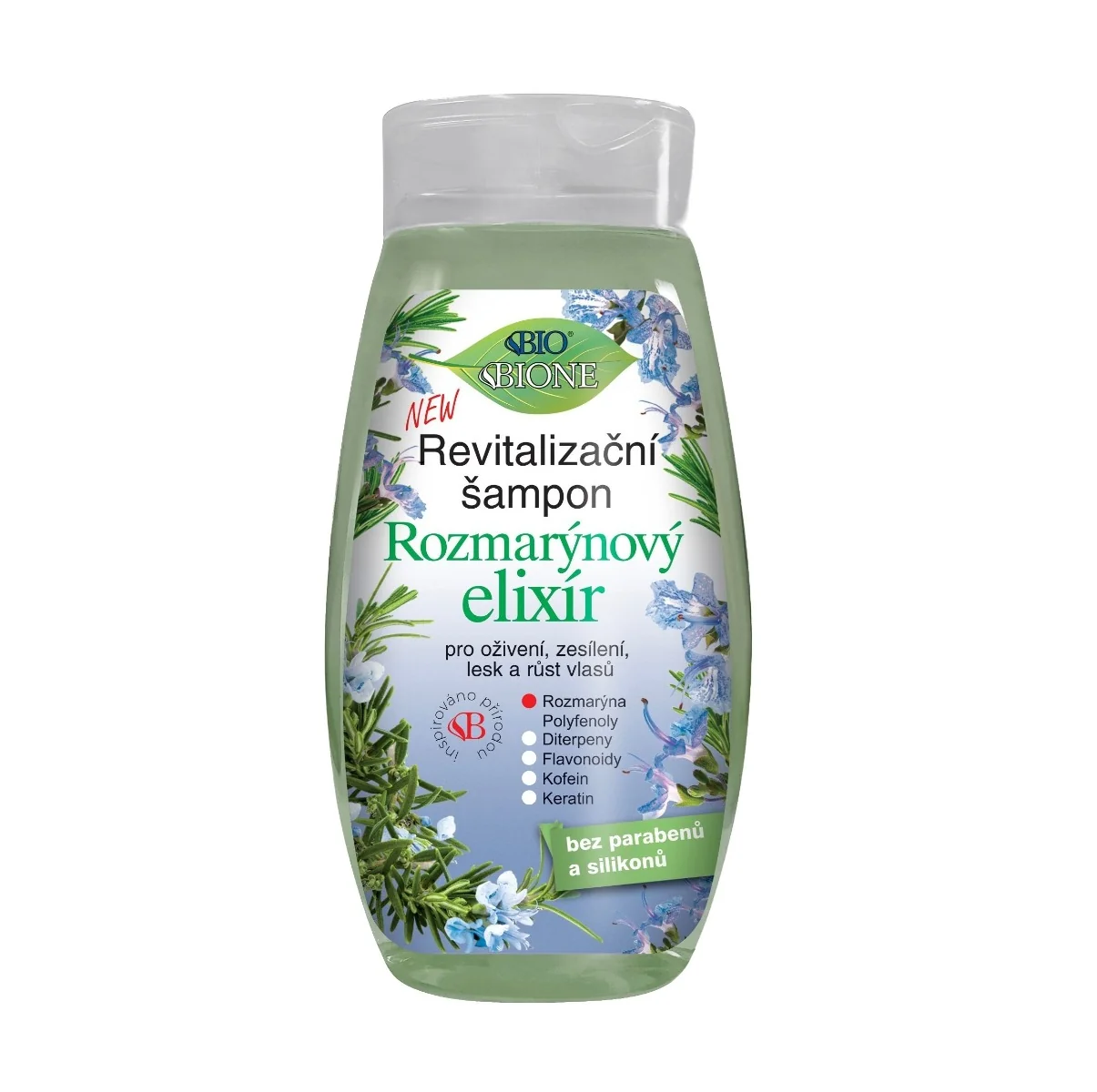 BIO BIONE Rozmarýnový elixír Revitalizační šampon 260 ml