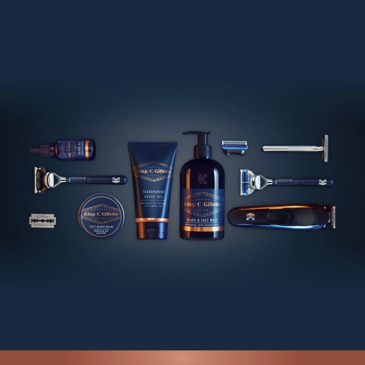 Gillette King C. Gillette balzám na vousy 100 ml