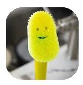 Scrub Daddy Houbička na nádobí s rukojetí a dávkovačem Dish Daddy 1 ks