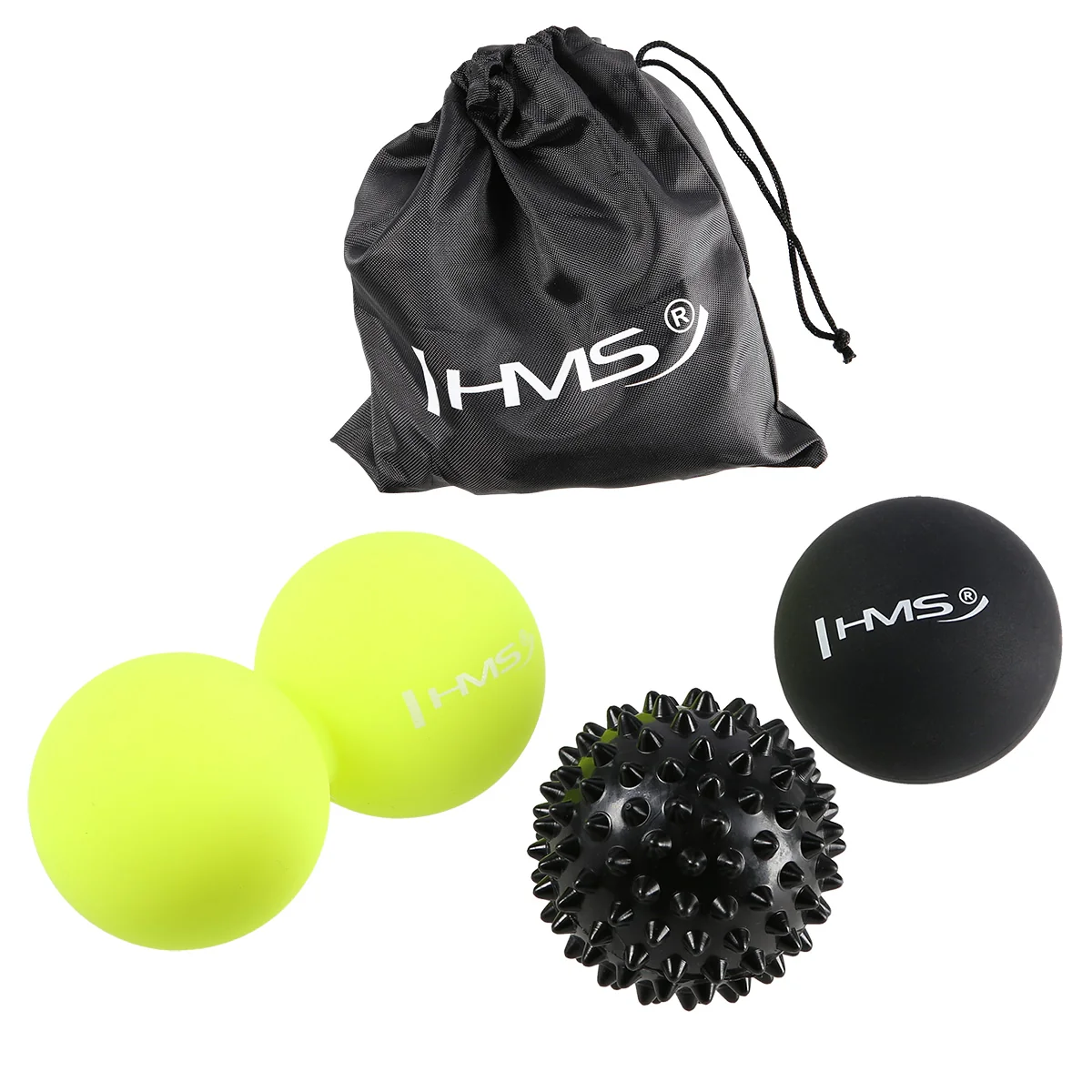 HMS Sada masážních míčků Lacrosse Ball BLS01