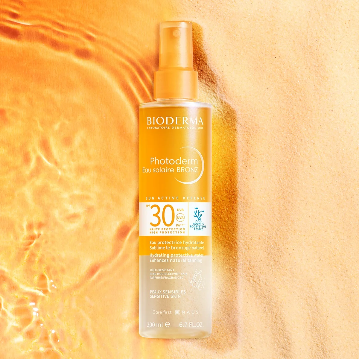 BIODERMA BRONZ opalovací voda SPF30 200 ml
