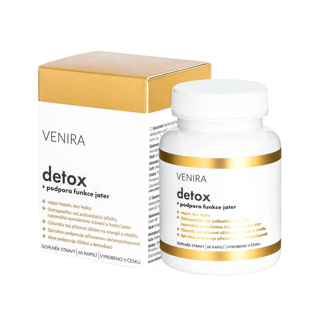 Venira Detox + podpora funkce jater 60 kapslí