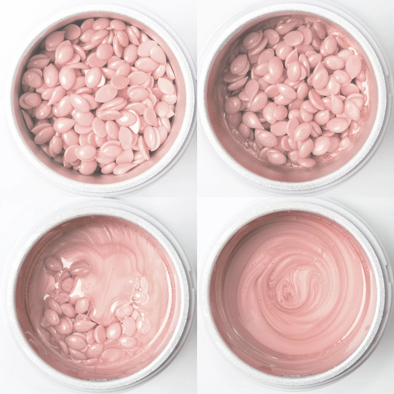 Rio Stripless hard wax beads 1x750g rose Voskové pecičky