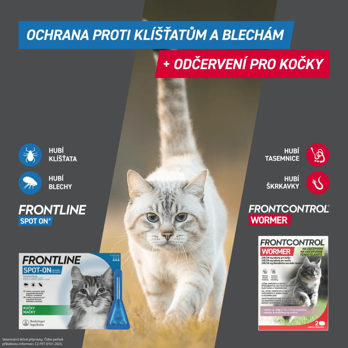 FRONTLINE SPOT-ON pro kočky 3 pipety