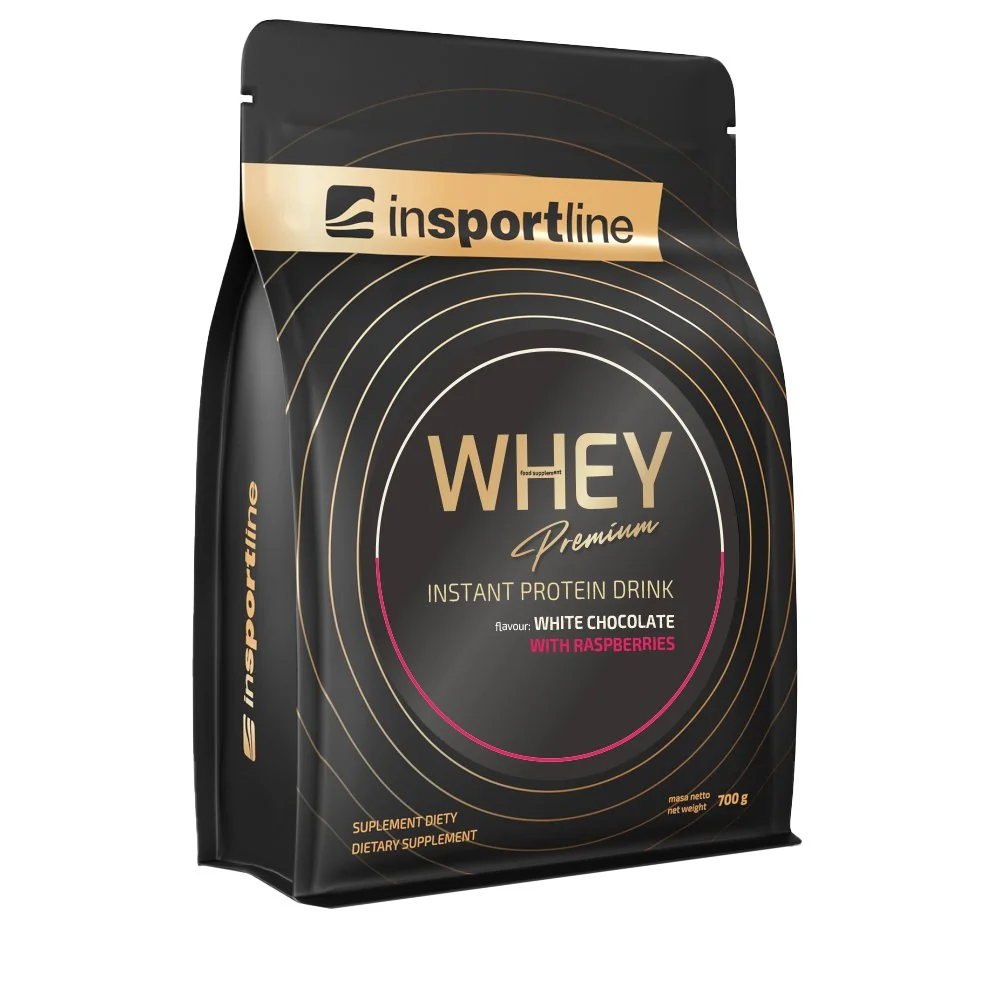 inSPORTline Protein WHEY Premium 700g čokoláda s lískovými oříšky
