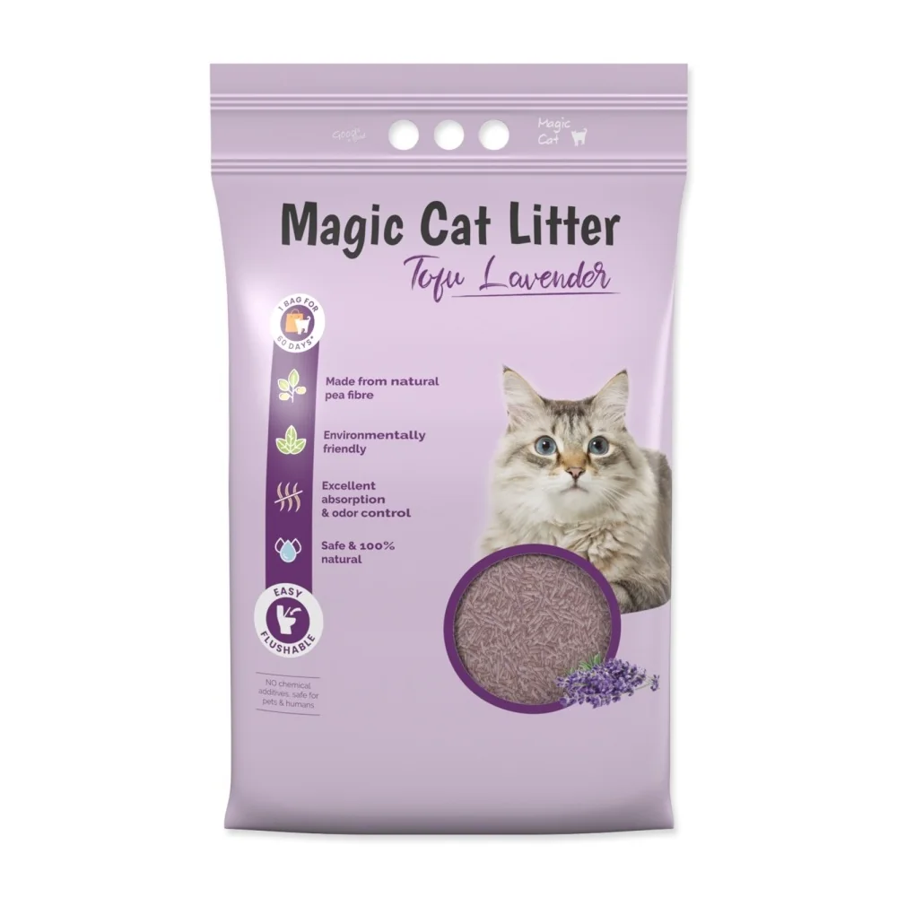 MAGIC CAT Stelivo Tofu levandule 12 l 5,4 kg