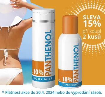 Panthenol při 2 ks 15% (duben 2024)