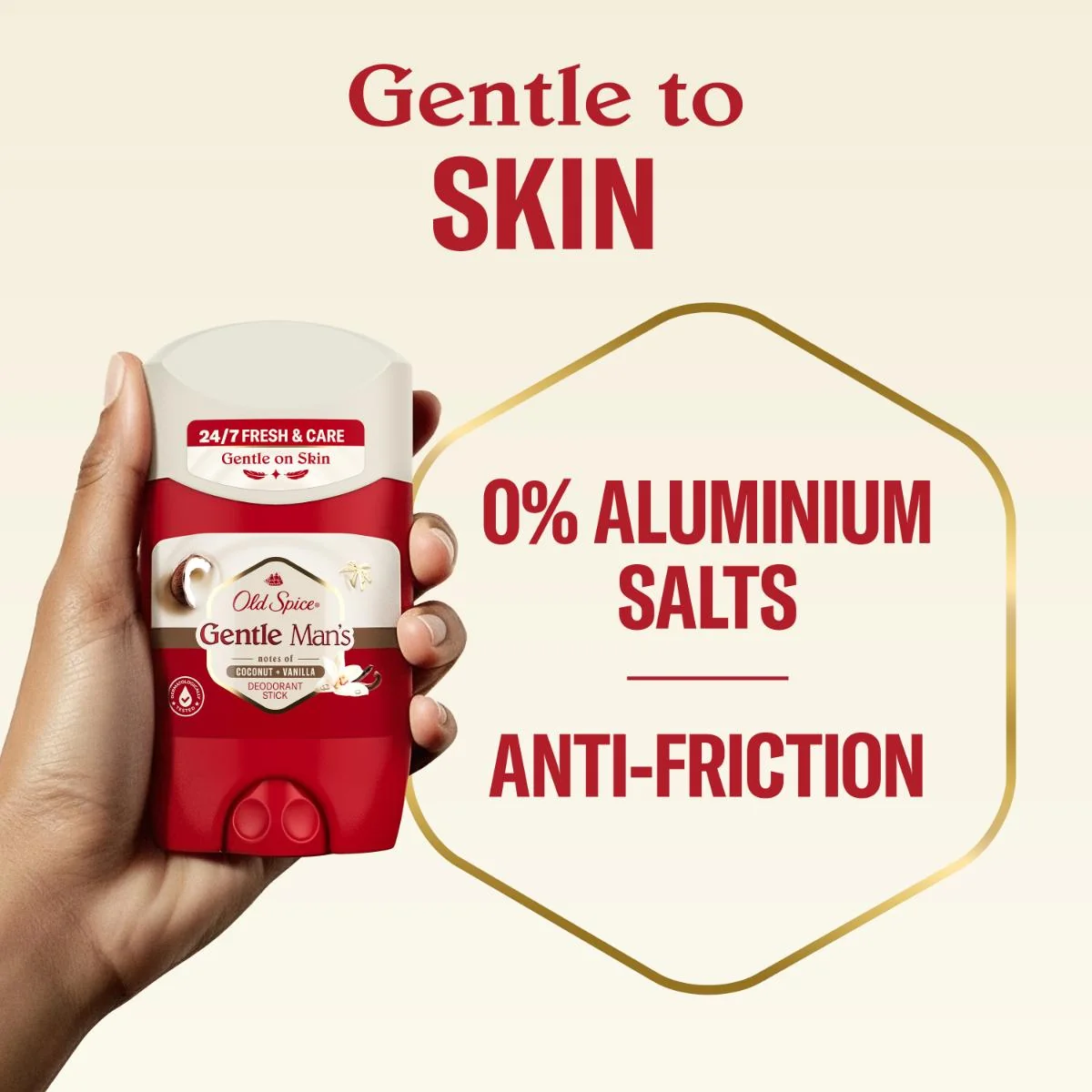 Old Spice Gentle Man's Kokos + Vanilka tuhý deodorant 50 ml