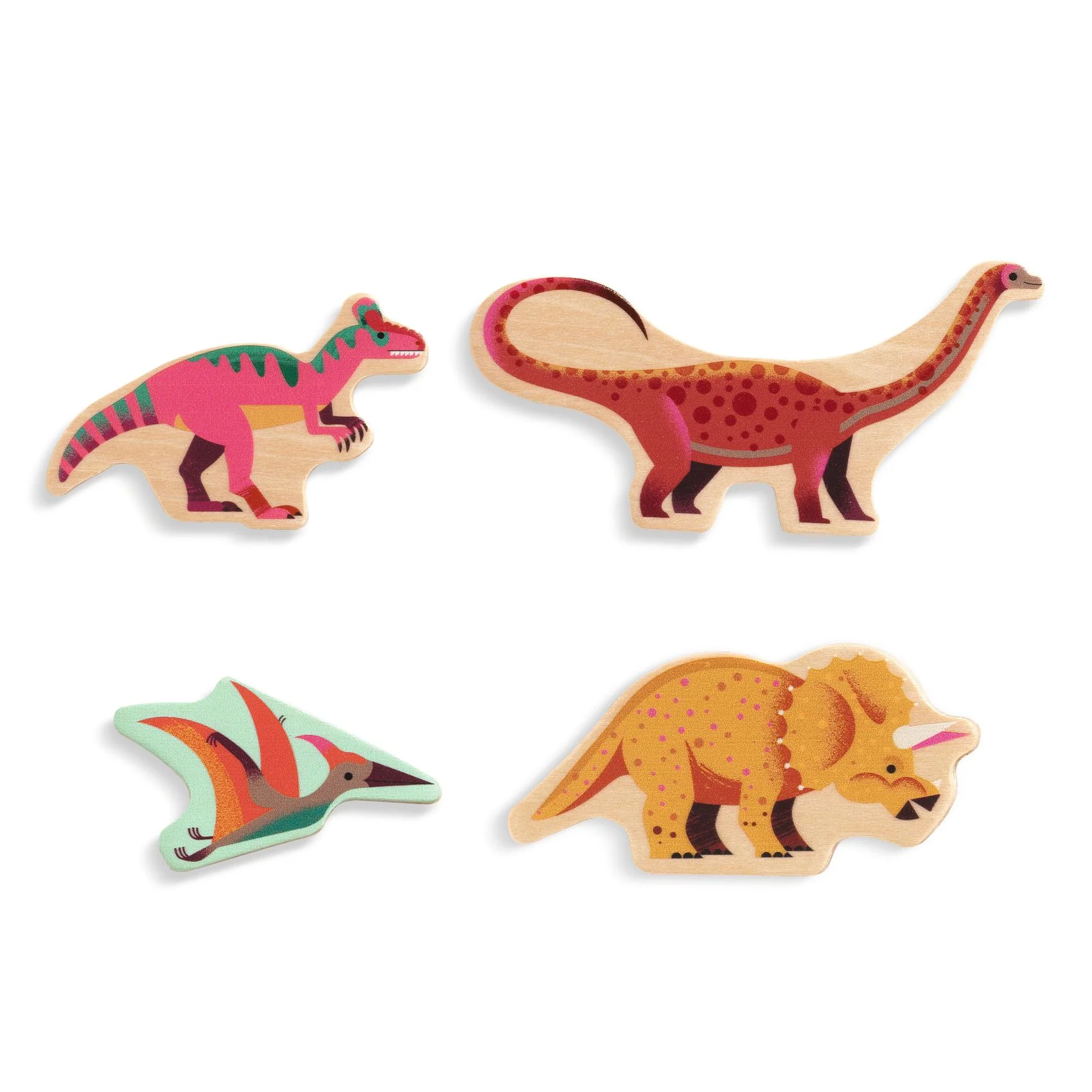 Djeco Dřevěné Puzzlo Dino