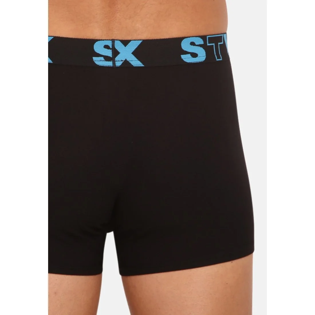 Styx Pánské boxerky sportovní guma černé (G961) L