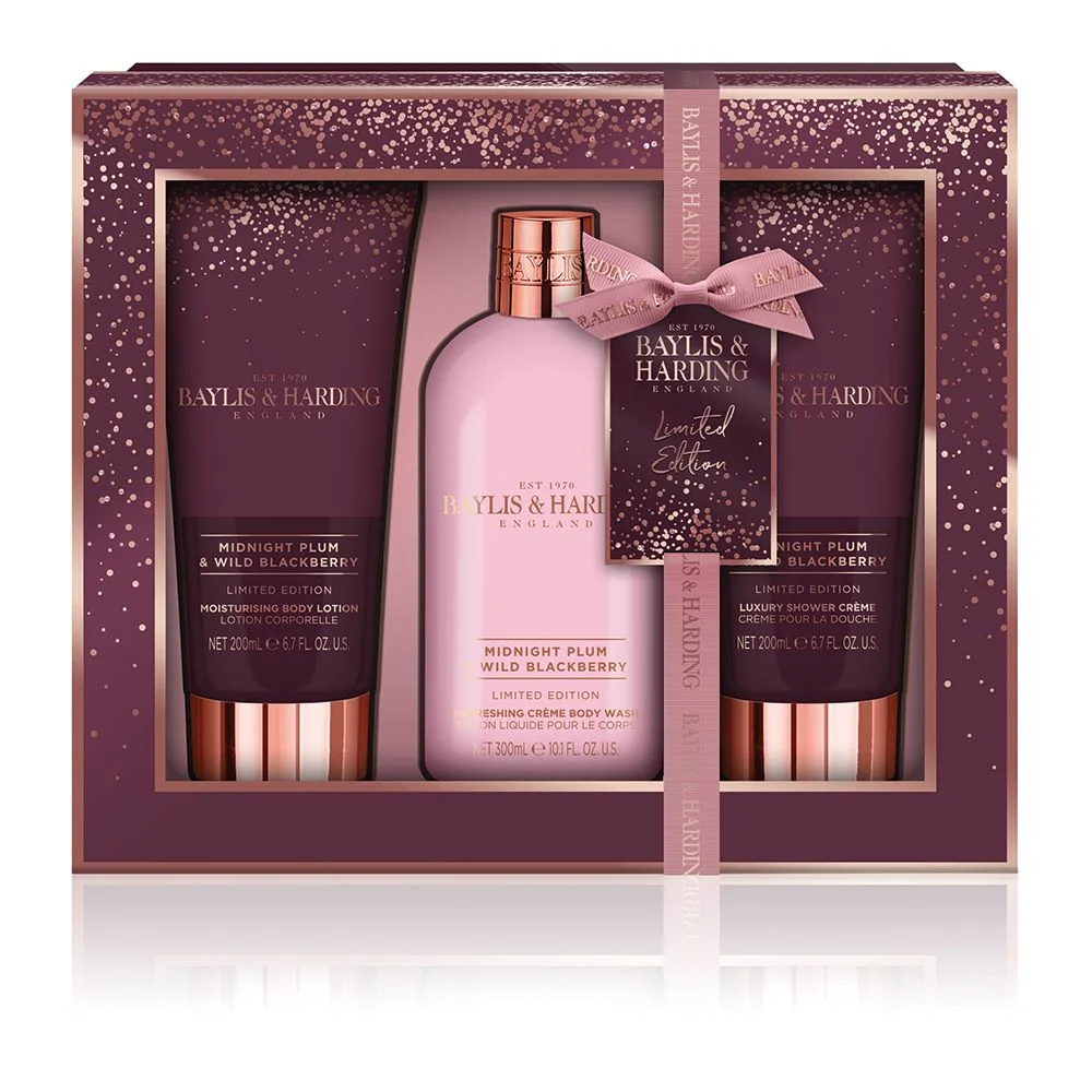 Baylis & Harding Švestka a Ostružiny sada péče o tělo 3 ks